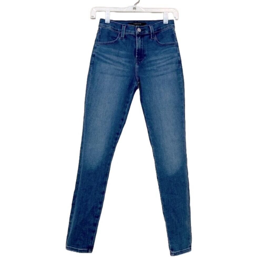 J Brand Alana Skinny Jean High Rise Intrepid Wash Womens Sz 25 Crop Casual Denim